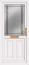 Maylower glass glazed front door